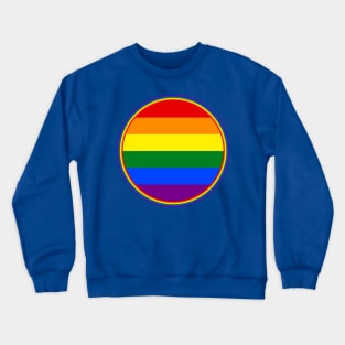 Rainbow Circle Crewneck Sweatshirt